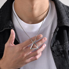 Nordic Triangle Stainless Steel Necklace