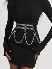 PU Leather Waist Harness