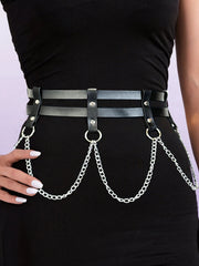 PU Leather Waist Harness
