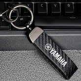 Yamaha Motorcycle Leather Keychain