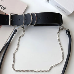 Punk Chain Corset Waist Belt