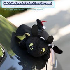 Toothless Plush Dashboard Bike Decor