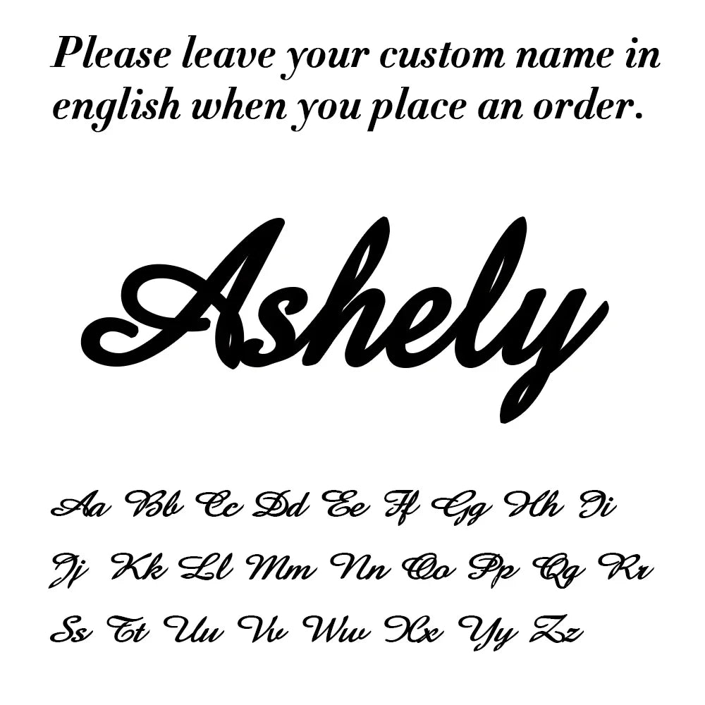 Cuba Chain Stainless Steel Name Necklace