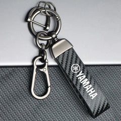 Yamaha Motorcycle Leather Keychain