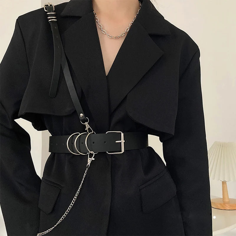 Punk Chain Corset Waist Belt