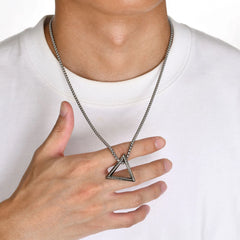 Nordic Triangle Stainless Steel Necklace