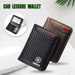 Carbon Fiber Motorcycle Mini Wallet