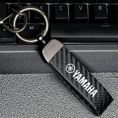 Yamaha Motorcycle Leather Keychain