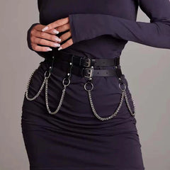 PU Leather Waist Harness