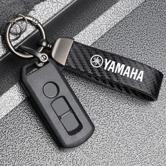 Yamaha Motorcycle Leather Keychain