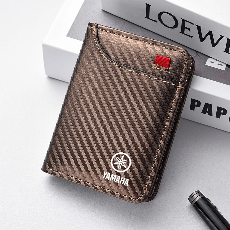 Carbon Fiber Motorcycle Mini Wallet