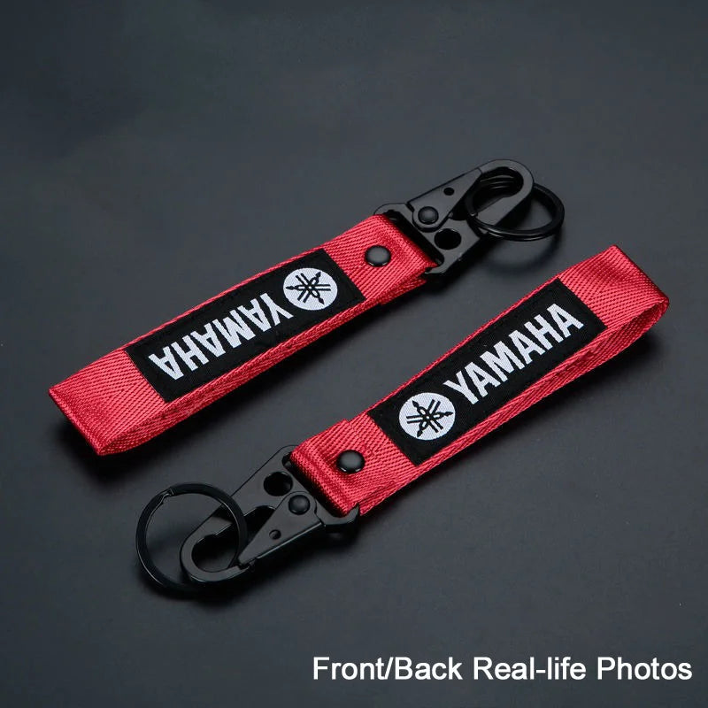 Leather Motorcycle Keychain Strap