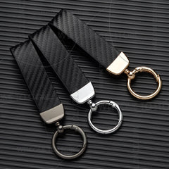 Yamaha R3 Carbon Fiber Leather Keychain