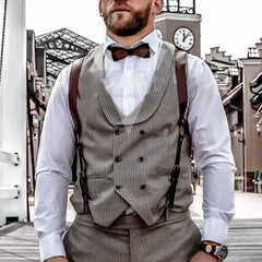 Fashion Suit Shirt Suspenders
